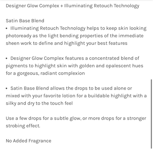 Designer Skin Tanning illuminating drops - Picture 5 of 5